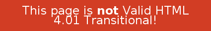 Not Valid HTML 4.01